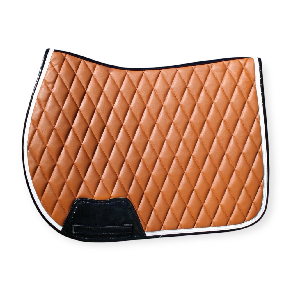 Cognac saddle pad